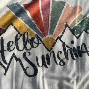 Grace & Lace Multicolor 'Hello Sunshine' Jersey Top